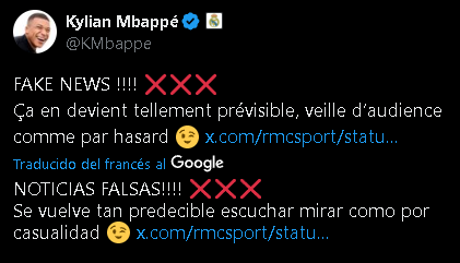 Mbappé respuesta